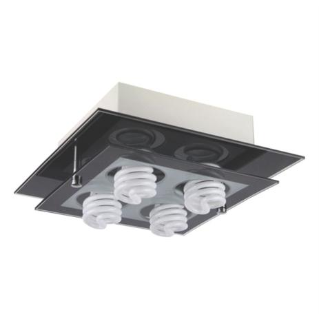 Luminária de Sobrepor Quadrado Sao Luiz Preto Lm212/4 Nacional Menor preço em Luminária de Sobrepor Quadrado Sao Luiz Preto Lm212/4 Nacional
