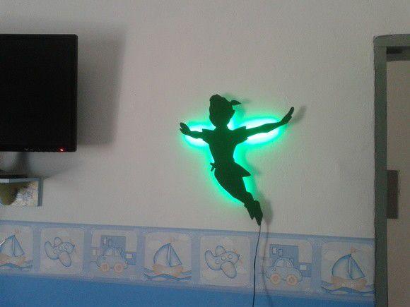 Luminária Decorativa Infantil Peter Pan - J  r personalização em mdf é boa?