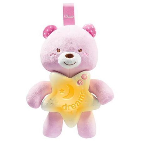 Luminaria E Mobile Musical Chicco Ursinho Bons Sonhos Rosa Mobile E Arco Magazine Luiza