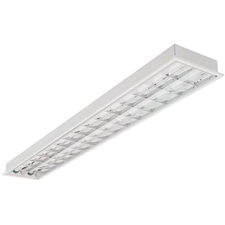 Luminária Embutir Tubular Alto Rendimento 2 Lâmpadas Retangular 120cm Lumepetro Menor preço em Luminária Embutir Tubular Alto Rendimento 2 Lâmpadas Retangular 120cm Lumepetro