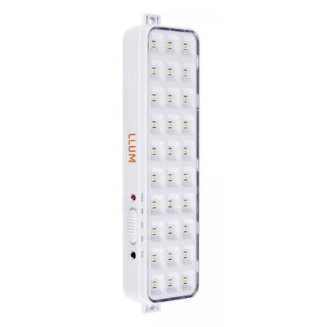 Luminária emergência 30 leds bivolt com alça lel30a1 - LLUM Bronzearte Menor preço em Luminária emergência 30 leds bivolt com alça lel30a1 - LLUM Bronzearte