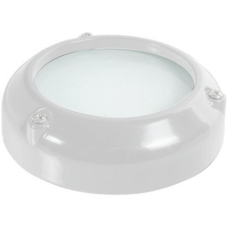 Luminária Externa Sobrepor Hamburgo sem Grade Germany Branco Menor preço em Luminária Externa Sobrepor Hamburgo sem Grade Germany Branco
