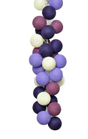 Menor preço em Luminária infantil LED CORMILU bolas, Roxo Degradê Bangkok 55 bolas 220V