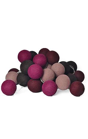 Menor preço em Luminária infantil LED CORMILU bolas, Roxo Degradê Bruxelas 20 bolas 220V