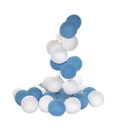 Luminária infantil LED CORMILU branco azul Paraty 20 bolas 110V Menor preço em Luminária infantil LED CORMILU branco azul Paraty 20 bolas 110V