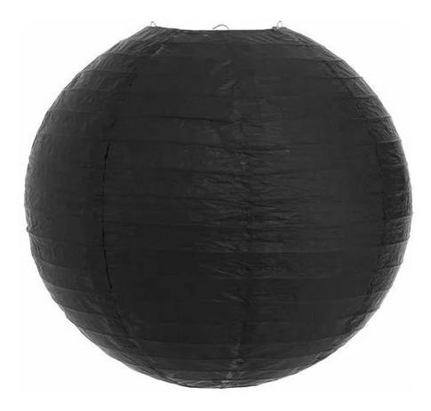Luminária Japonesa Bola Preta 40cm Chinesa Oriental Papel - Nova é boa?
