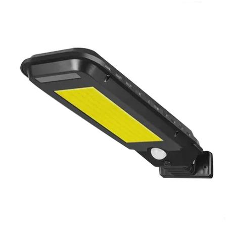 Luminária Lâmpada Solar de Parede 100 COB Rua Poste Sensor de Movimento com Alarme - Mundo Thata Menor preço em Luminária Lâmpada Solar de Parede 100 COB Rua Poste Sensor de Movimento com Alarme - Mundo Thata