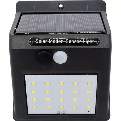 Luminária Lampada Solar Sensor Parede 20 Leds 12 horas Energia Noite - Morgadosp Menor preço em Luminária Lampada Solar Sensor Parede 20 Leds 12 horas Energia Noite - Morgadosp