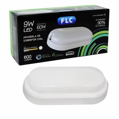 Luminária LED Arandela sobrepor IP65 12w 6500k - FLC Menor preço em Luminária LED Arandela sobrepor IP65 12w 6500k - FLC