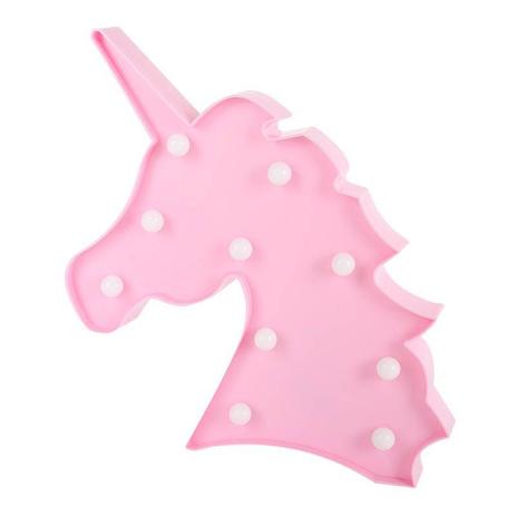 Luminária Led Cabeça Unicórnio Rosa Abajur Leds Decoração - Coisaria Menor preço em Luminária Led Cabeça Unicórnio Rosa Abajur Leds Decoração - Coisaria