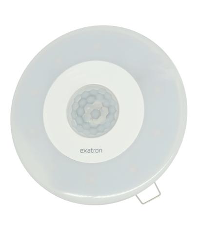 Luminária Led Com Sensor De Presença Embutir Bivolt Exatron Menor preço em Luminária Led Com Sensor De Presença Embutir Bivolt Exatron