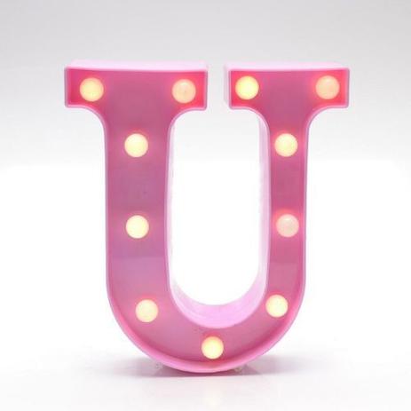 Luminária Led Letra U - Tacolado Menor preço em Luminária Led Letra U - Tacolado