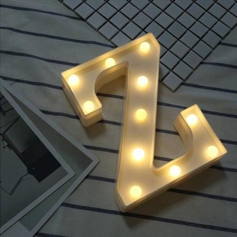 Luminária Led Letra Z - Tacolado Menor preço em Luminária Led Letra Z - Tacolado