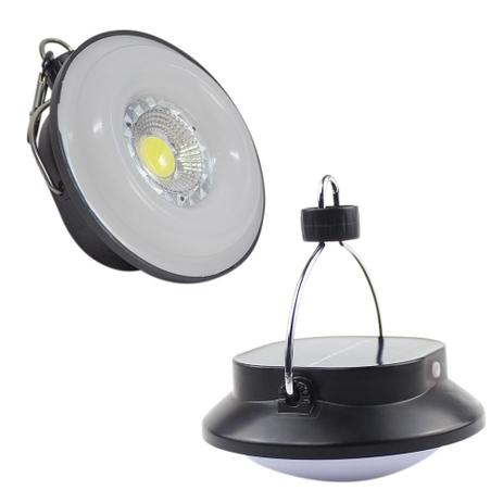 Luminária Led Solar Acampamento Barraca Branco Frio - Aq shopping é boa?