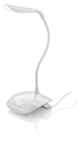 Luminária Led Usb Branca Multilaser Menor preço em Luminária Led Usb Branca Multilaser