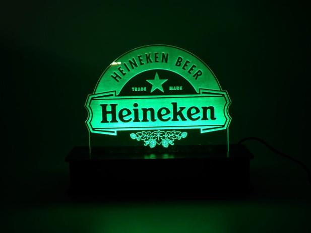 Luminaria Luminoso Led Decorativa Cerveja em acrilico Personalizada com nome - Make Laser Menor preço em Luminaria Luminoso Led Decorativa Cerveja em acrilico Personalizada com nome - Make Laser