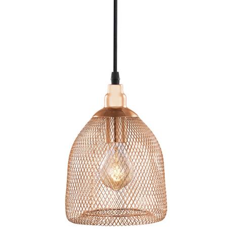 Luminária Lustre Pendente 17X25X17Cm Metal Cobre - Mart Menor preço em Luminária Lustre Pendente 17X25X17Cm Metal Cobre - Mart