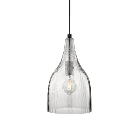 Luminária Lustre Pendente 18,5X33X18,5Cm Vidro - Mart Menor preço em Luminária Lustre Pendente 18,5X33X18,5Cm Vidro - Mart