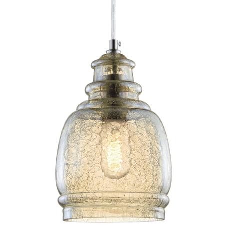 Luminária Lustre Pendente 18X26 Vidro Craquelado 18X26X18Cm - Mart Menor preço em Luminária Lustre Pendente 18X26 Vidro Craquelado 18X26X18Cm - Mart