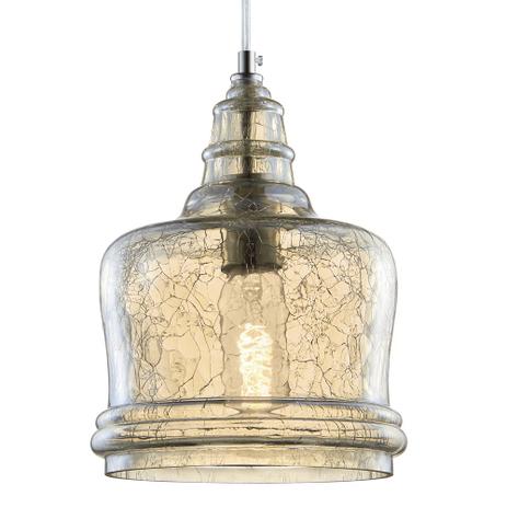 Luminária Lustre Pendente 19X28 Vidro Craquelado 19X28X19Cm - Mart Menor preço em Luminária Lustre Pendente 19X28 Vidro Craquelado 19X28X19Cm - Mart