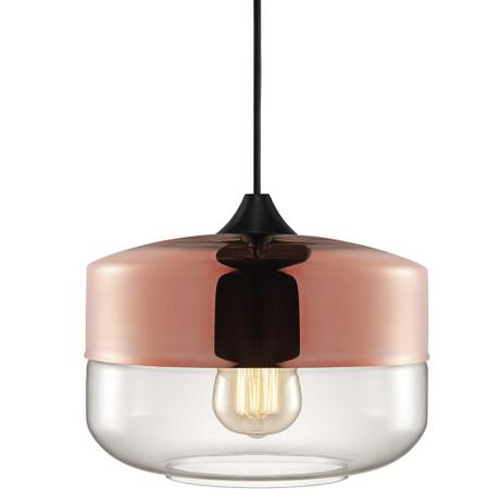 Luminária Lustre Pendente 25X22X25Cm Vidro Cobre - Mart Menor preço em Luminária Lustre Pendente 25X22X25Cm Vidro Cobre - Mart