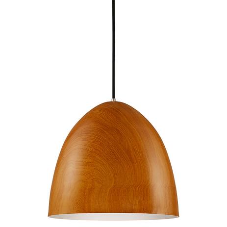 Luminária Lustre Pendente 25X28X25Cm Alumínio Madeira - Mart Menor preço em Luminária Lustre Pendente 25X28X25Cm Alumínio Madeira - Mart
