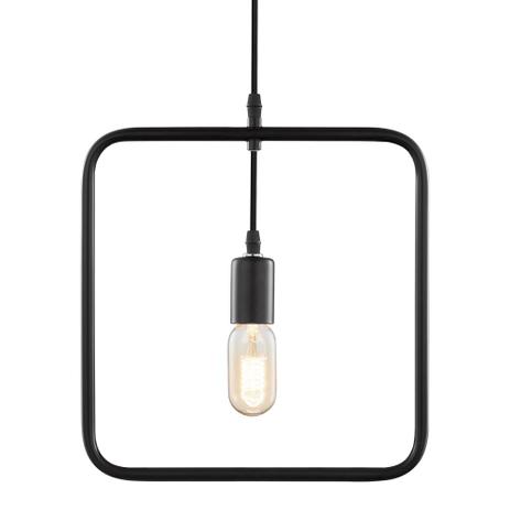 Luminária Lustre Pendente 32X35X1,5Cm Metal Preto - Mart Menor preço em Luminária Lustre Pendente 32X35X1,5Cm Metal Preto - Mart