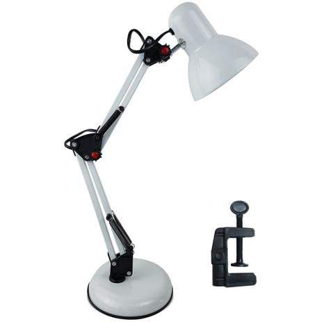 Luminaria mesa abajur trabalho pedestal decorativo para escritorio designer branco - Guardian Menor preço em Luminaria mesa abajur trabalho pedestal decorativo para escritorio designer branco - Guardian