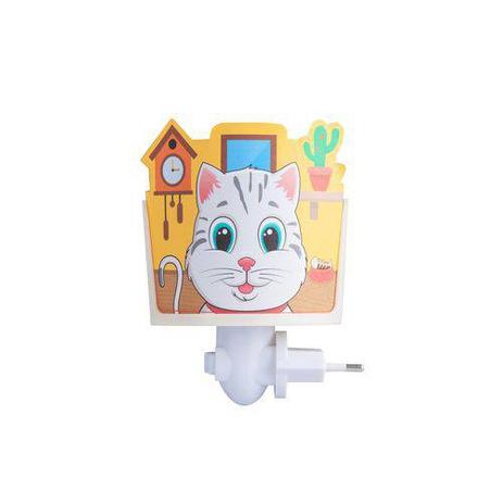 Luminária Mini Abajur Gato Cinza Infantil Menina e Menino - Startec Menor preço em Luminária Mini Abajur Gato Cinza Infantil Menina e Menino - Startec