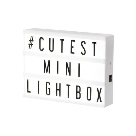 Luminária Mini LightBox Led 15cm - Aluá festas Menor preço em Luminária Mini LightBox Led 15cm - Aluá festas