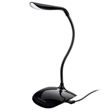 Luminaria Multilaser Led Light Usb 3 Niveis de Luz Ac7 - Preta - Ref Ac272 Menor preço em Luminaria Multilaser Led Light Usb 3 Niveis de Luz Ac7 - Preta - Ref Ac272