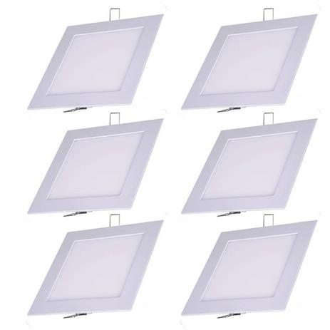 Luminária Painel Led Plafon de Embutir Quadrado 9W Branco Quente Kit 6 - Ctb é boa?