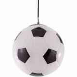 Luminária Pendente Bola Futebol Natural - MEGA Menor preço em Luminária Pendente Bola Futebol Natural - MEGA