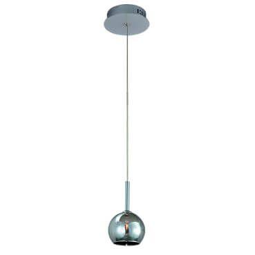 Luminaria Pendente PE-001 1 Lâmapda 12cm Cromado Mais Luz Menor preço em Luminaria Pendente PE-001 1 Lâmapda 12cm Cromado Mais Luz
