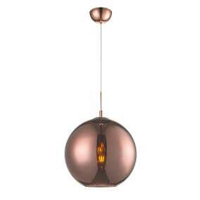 Luminaria Pendente PE-001 1 Lâmpada 40cm Bronze Mais Luz Menor preço em Luminaria Pendente PE-001 1 Lâmpada 40cm Bronze Mais Luz