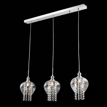 Luminaria Pendente PE-011 3 Lâmpadas 70cm Cristal Itamonte Menor preço em Luminaria Pendente PE-011 3 Lâmpadas 70cm Cristal Itamonte
