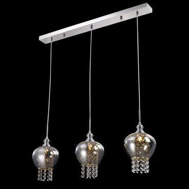 Luminaria Pendente PE-011 3 Lâmpadas 70cm Fumê Itamonte Menor preço em Luminaria Pendente PE-011 3 Lâmpadas 70cm Fumê Itamonte
