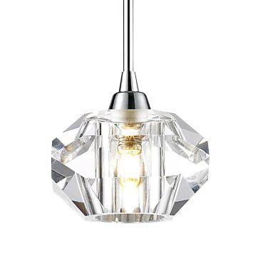 Luminaria Pendente PE-012 1 Lâmpada 14cm Cristal Mais Luz Menor preço em Luminaria Pendente PE-012 1 Lâmpada 14cm Cristal Mais Luz