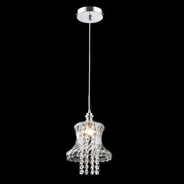 Luminaria Pendente PE-012 1 Lâmpada 19cm Cristal Itamonte Menor preço em Luminaria Pendente PE-012 1 Lâmpada 19cm Cristal Itamonte