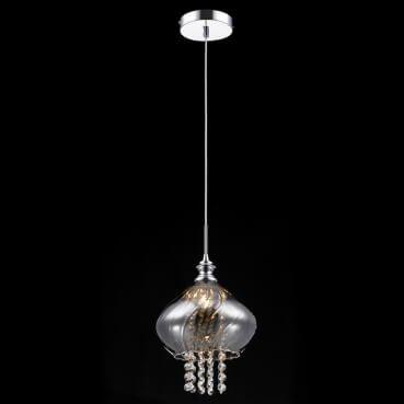 Luminaria Pendente PE-013 1 Lâmpada 22cm Fumê Itamonte Menor preço em Luminaria Pendente PE-013 1 Lâmpada 22cm Fumê Itamonte