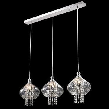Luminaria Pendente PE-013 3 Lâmpadas 82cm Cristal Itamonte Menor preço em Luminaria Pendente PE-013 3 Lâmpadas 82cm Cristal Itamonte
