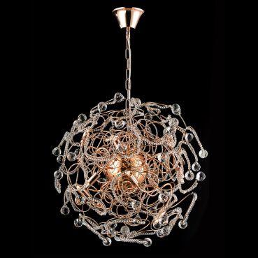 Luminaria Pendente PE-032 12 Lâmpadas 60m Ouro Rose Mais Luz Menor preço em Luminaria Pendente PE-032 12 Lâmpadas 60m Ouro Rose Mais Luz
