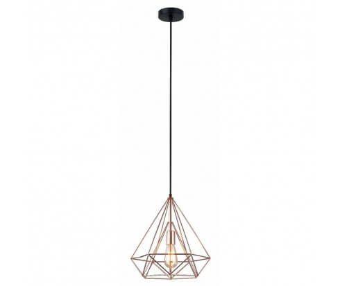 Luminaria Pendente PE-047 1 Lâmpada 38cm Bronze Mais Luz Menor preço em Luminaria Pendente PE-047 1 Lâmpada 38cm Bronze Mais Luz