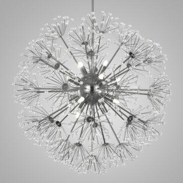 Luminaria Pendente PE-088 12 Lâmpadas 60cm Cromado Mais Luz Menor preço em Luminaria Pendente PE-088 12 Lâmpadas 60cm Cromado Mais Luz
