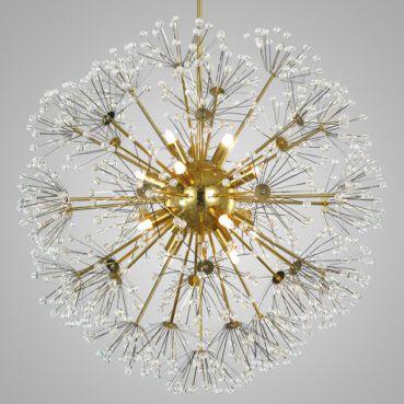 Luminaria Pendente PE-088 12 Lâmpadas 60cm Dourado Mais Luz Menor preço em Luminaria Pendente PE-088 12 Lâmpadas 60cm Dourado Mais Luz