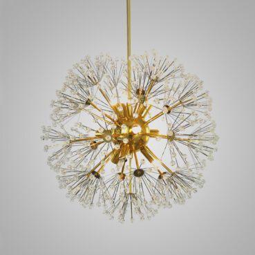 Luminaria Pendente PE-088 9 Lâmpadas 45cm Dourado Mais Luz Menor preço em Luminaria Pendente PE-088 9 Lâmpadas 45cm Dourado Mais Luz
