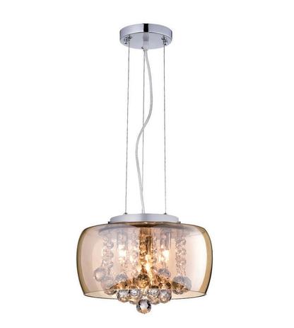 Luminária Pendente Soho Sala e Quarto Cristal K9 e Vidro Âmbar 28cm - Lustres online Menor preço em Luminária Pendente Soho Sala e Quarto Cristal K9 e Vidro Âmbar 28cm - Lustres online