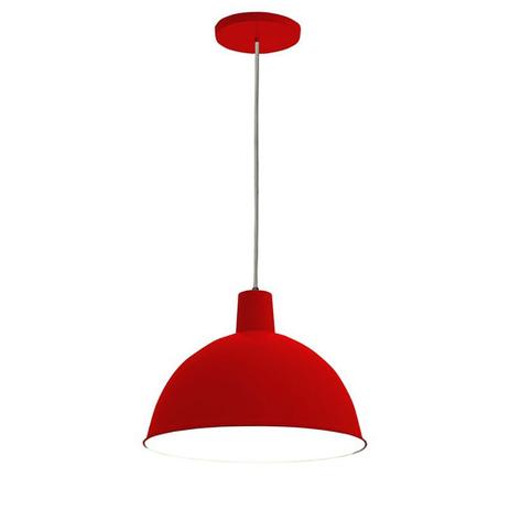 Luminária Pendente Taschibra Design TD 821 Bivolt Vermelho Menor preço em Luminária Pendente Taschibra Design TD 821 Bivolt Vermelho