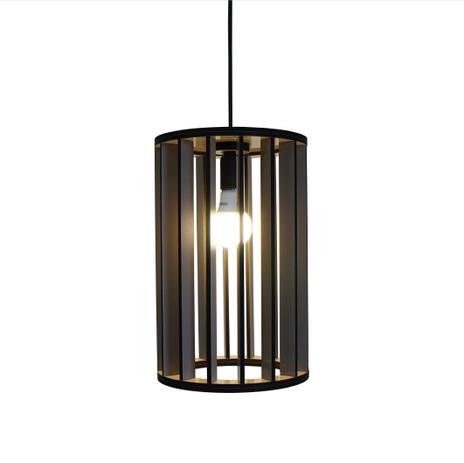 Luminária Pendente Tubular Crie Casa Bege Laca Grande Menor preço em Luminária Pendente Tubular Crie Casa Bege Laca Grande