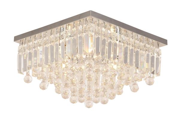 Luminaria Plafon De Cristal Legitimo Ambar 40cm Sala Quarto Lustres Online Luminaria De Teto Magazine Luiza